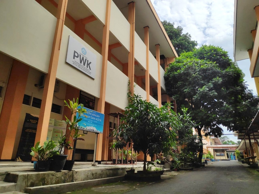 Gedung Program Studi Perencanaan Wilayah dan Kota (PWK) ITN Malang. (Foto: Yanuar/humas)