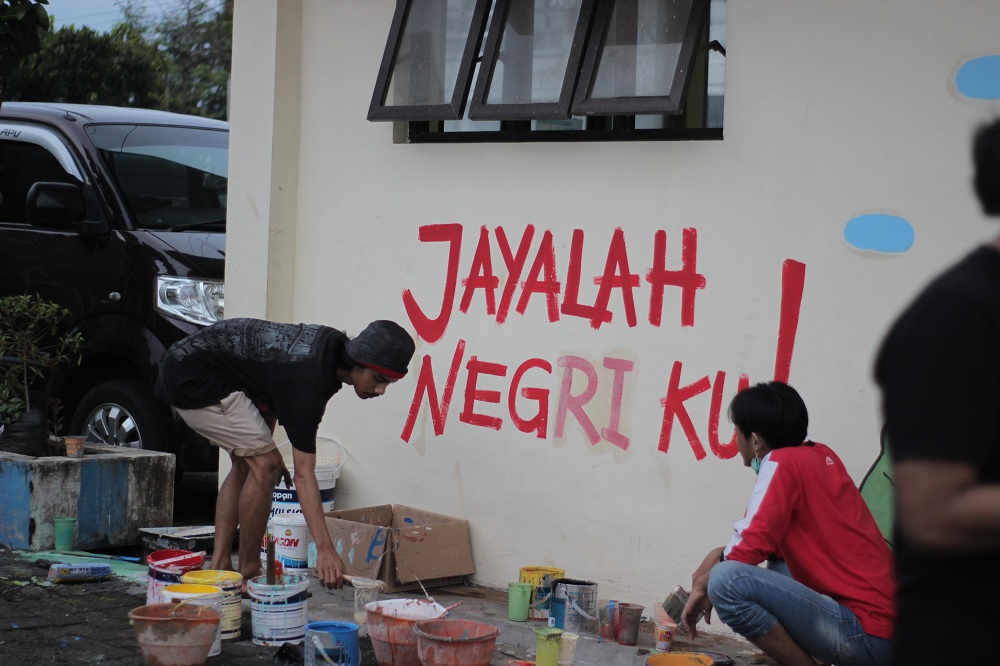 “Jayalah Negriku!” mendukung konsep urban farming Kampung Jahe Merah. (Foto: Istimewa)  Baca juga: