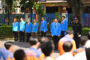 ITN Malang menggelar Upacara Hardiknas 2024, di Halaman Rektorat Kampus 1 ITN Malang