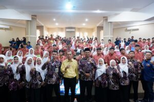 Siswa baru SMA Nasional Malang mengikuti rangkaian kegiatan Masa Pengenalan Lingkungan Sekolah (MPLS) 2026 di ITN Malang