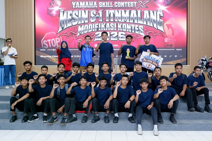Lulusan Langsung Dilirik HRD Yamaha, Aubrey Nur Syafiq Boyong Juara 1 Yamaha Skill Contest 2026 di ITN Malang