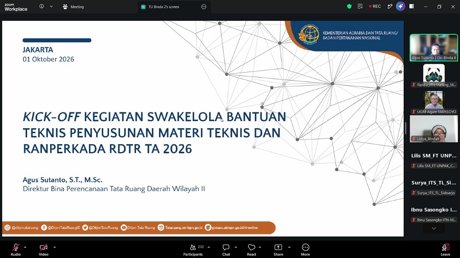 Dipercaya Menggarap 17 RDTR se-Indonesia, ITN Malang Raih Paket Kerja Sama Terbanyak dari Kementerian ATR/BPN